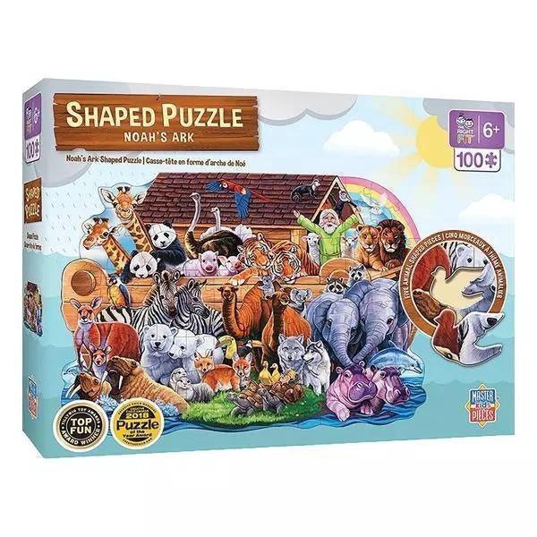 100-Piece Shaped Puzzle - Noah's Ark - Sunshine and Grace Gifts