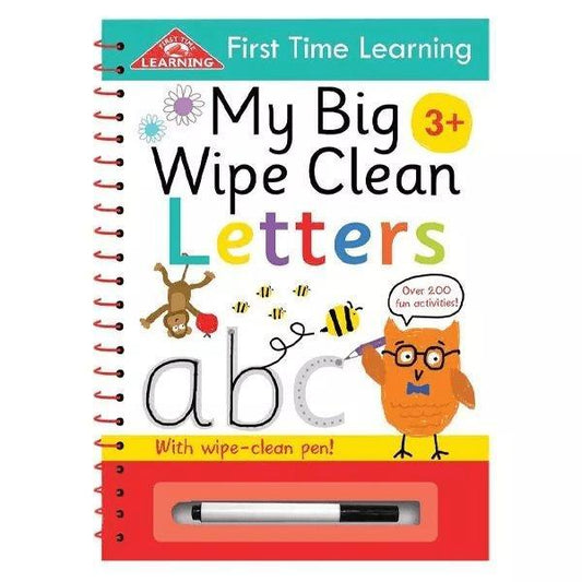 11" My Big Wipe Clean Book - Letters - Sunshine and Grace Gifts