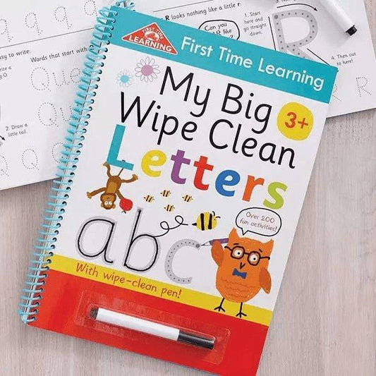 11" My Big Wipe Clean Book - Letters - Sunshine and Grace Gifts
