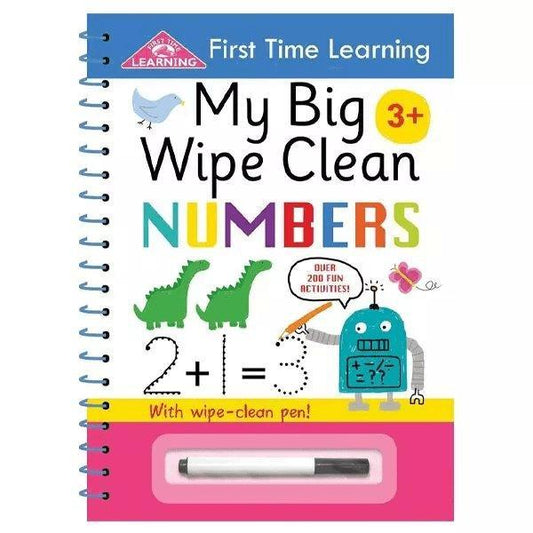 11" My Big Wipe Clean Book - Numbers - Sunshine and Grace Gifts