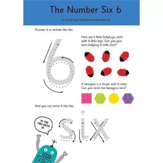 11" My Big Wipe Clean Book - Numbers - Sunshine and Grace Gifts