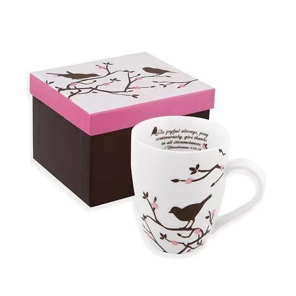 12 Oz "Be Joyful" Mug, Boxed - Sunshine and Grace Gifts