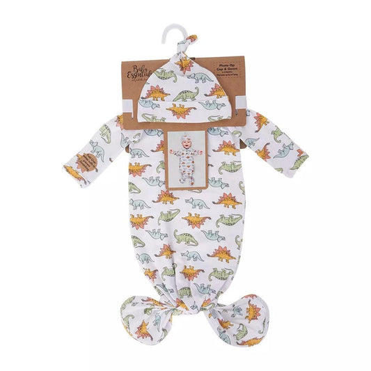 2-Piece Dinosaur Gown And Hat - Sunshine and Grace Gifts