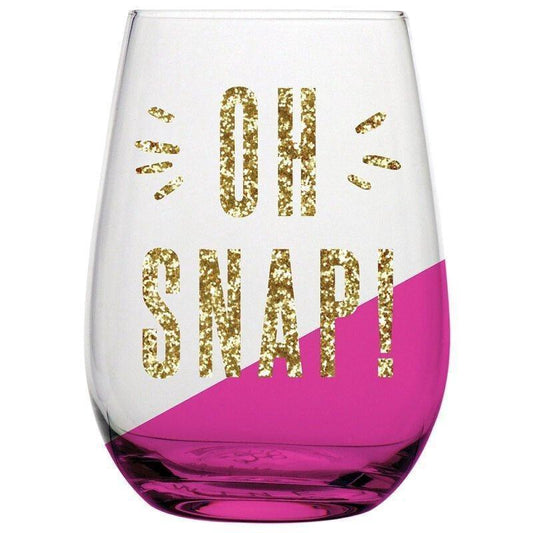 20Oz Wine Glass - Oh Snap - Sunshine and Grace Gifts