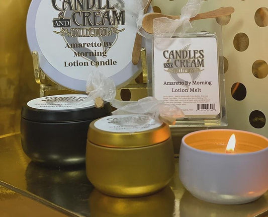 8Oz Amaretto By Morning Candle - Sunshine and Grace Gifts