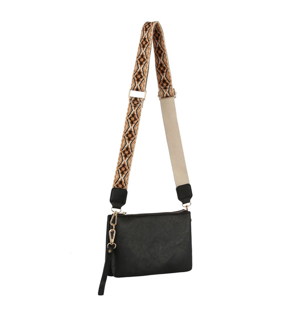 Small Guitar Strap Crossbody Leather Purse