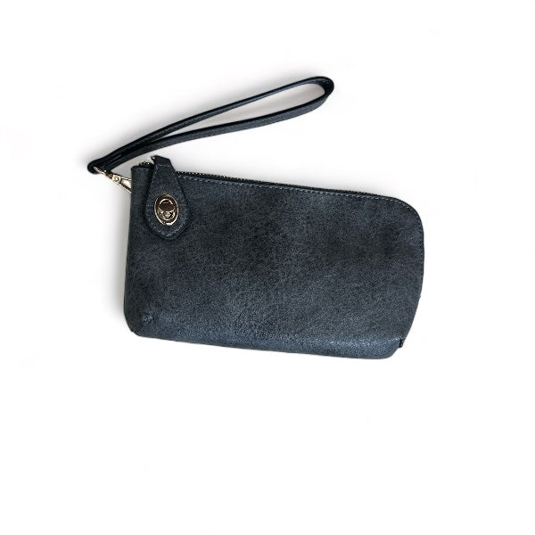 Twist Lock Gray cross body bag