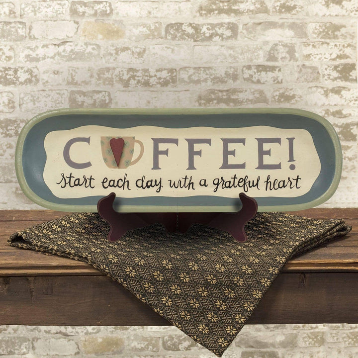 A Grateful Heart Coffee Tray - Sunshine and Grace Gifts