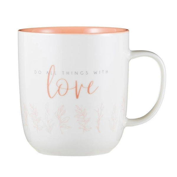 All Things With Love Mug - Sunshine and Grace Gifts