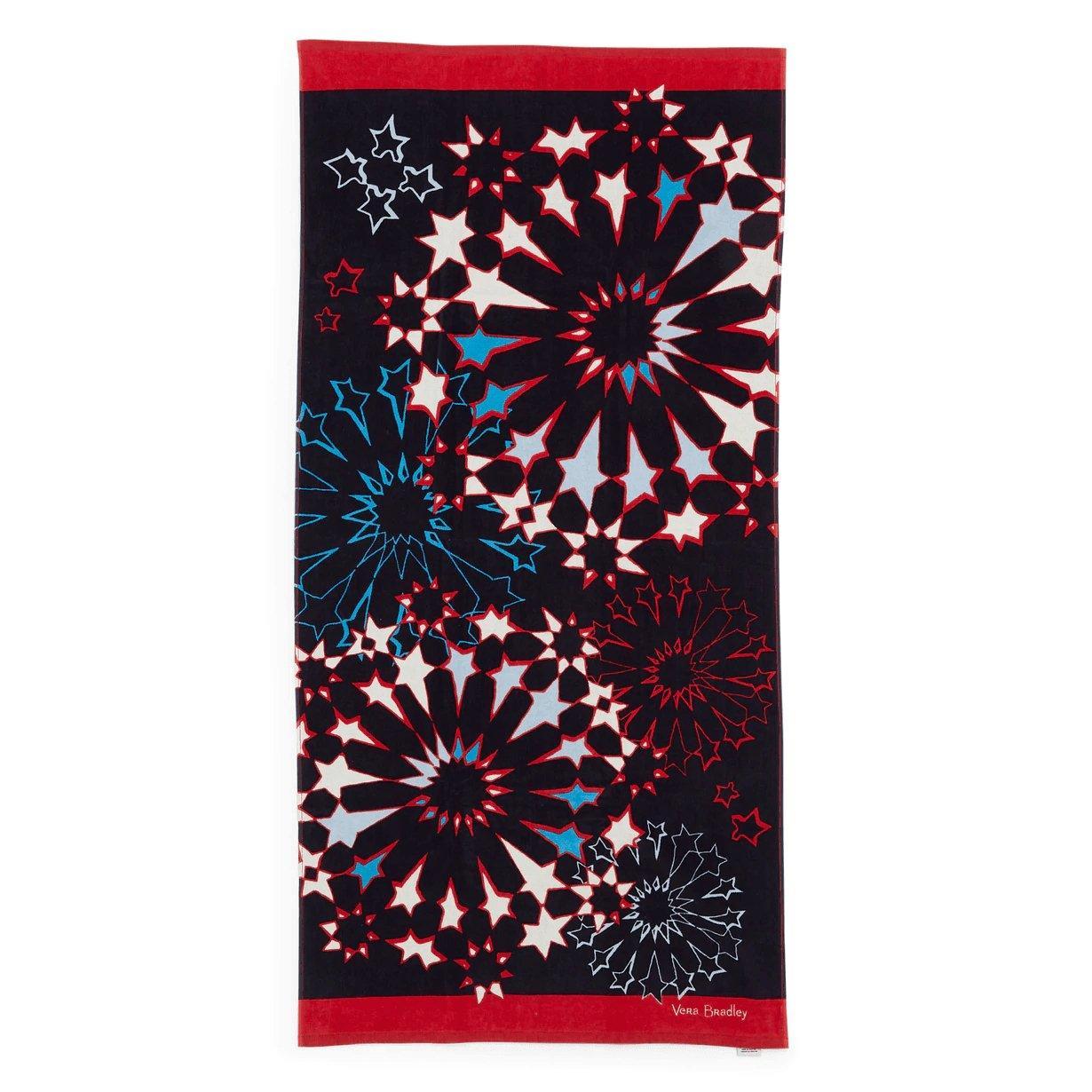 Beach Towel Patriotic Firecrackers - Sunshine and Grace Gifts