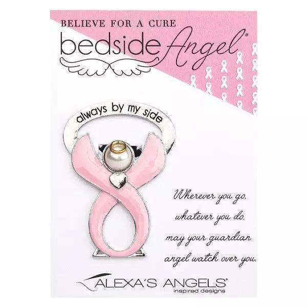 Believe For A Cure Ribbon Bedside Angel - Sunshine and Grace Gifts