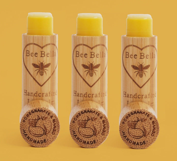 Bella Bee Pomegranate Mango Lip Balm - Sunshine and Grace Gifts