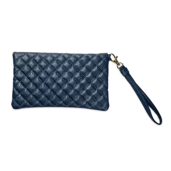 Bella Caroline Navy Blue Travel Wristlet - Sunshine and Grace Gifts