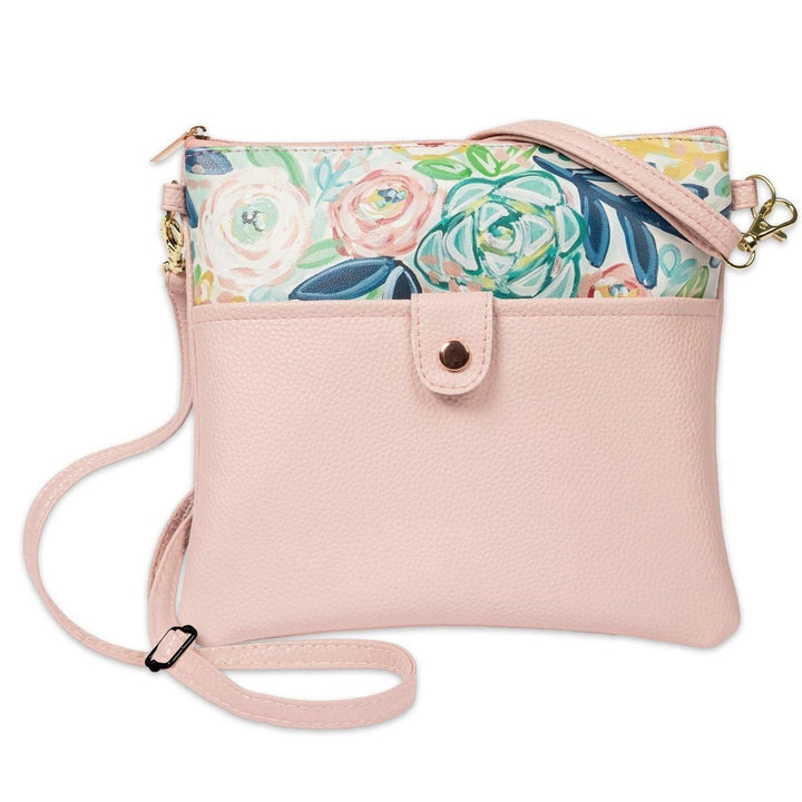 Bella Caroline Pink Crossbody Purse - Sunshine and Grace Gifts