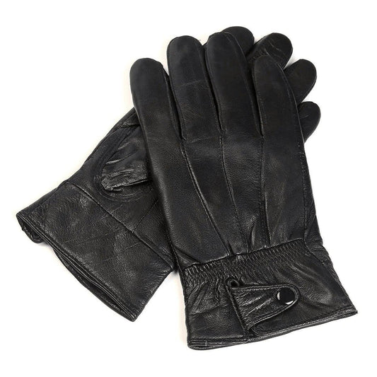 Black Leather Driving Gloves - Sunshine and Grace Gifts
