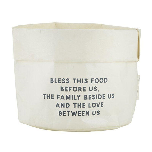 Bless This Food - White Holder - Sunshine and Grace Gifts