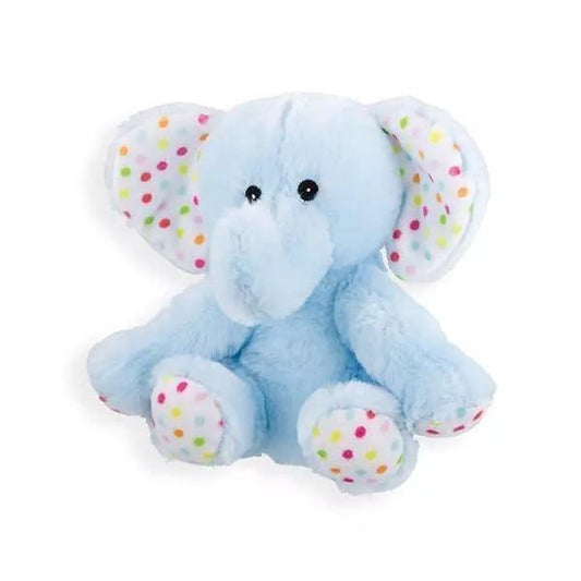 Blue Baby Elephant W/ Polka Dots - Sunshine and Grace Gifts