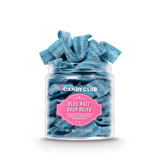 Blue Razz Sour Belts - Sunshine and Grace Gifts