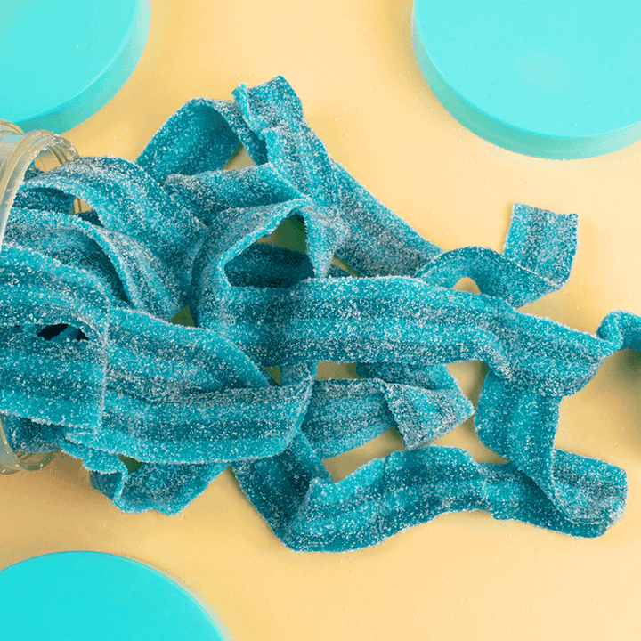 Blue Razz Sour Belts - Sunshine and Grace Gifts