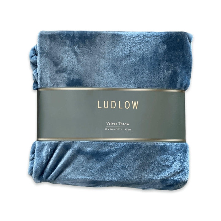 Blue Velvet Throw - Sunshine and Grace Gifts