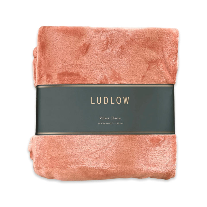 Blush Velvet Throw - Sunshine and Grace Gifts