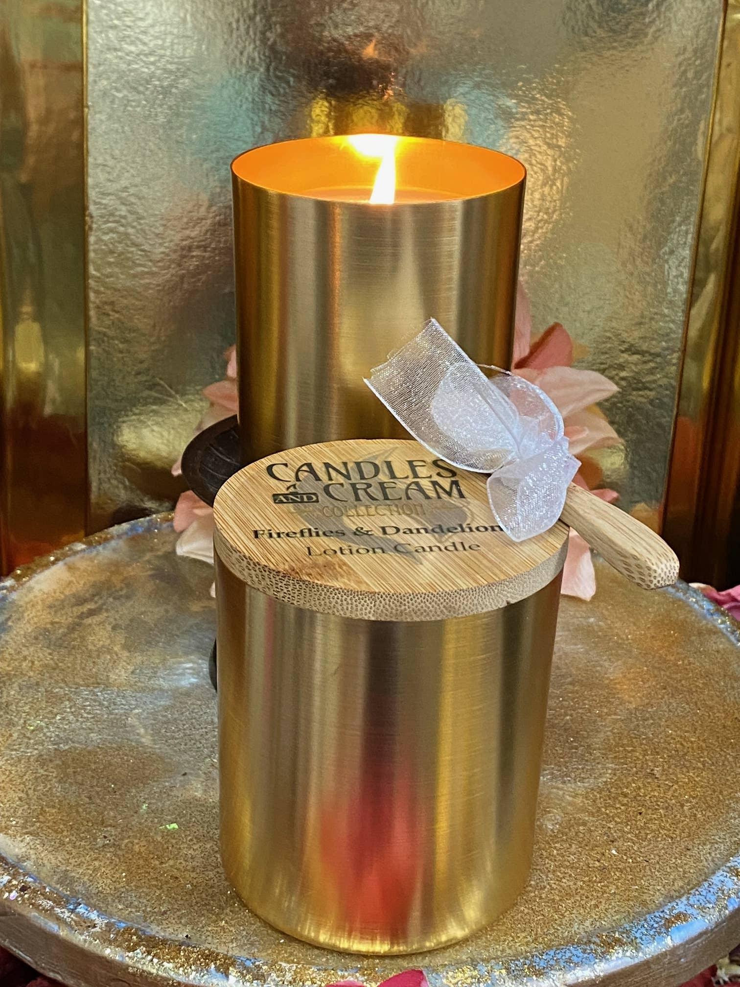 Bora Bora - Lotion Candle & Lotion Melt - 8oz Black Tin - Sunshine and Grace Gifts