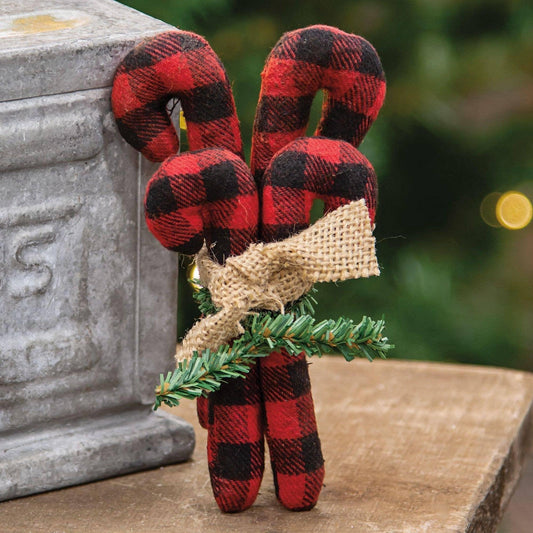 Buffalo Candy Cane Ornament - Sunshine and Grace Gifts