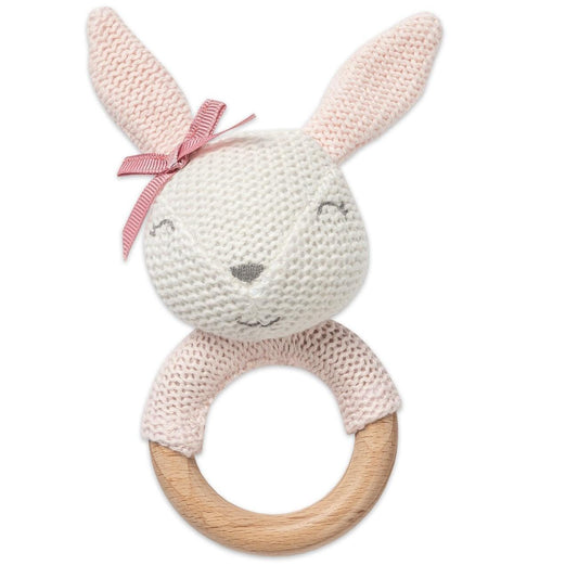 Bunny Teething Rattle - Sunshine and Grace Gifts