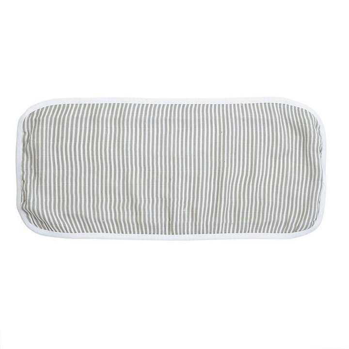 Burp Cloth Grey Stripe - Sunshine and Grace Gifts