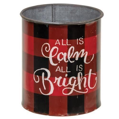 Calm And Bright Buffalo Tin - Sunshine and Grace Gifts