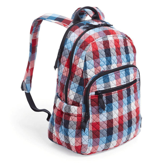 Campus Backpack Patriotic Plaid - Sunshine and Grace Gifts