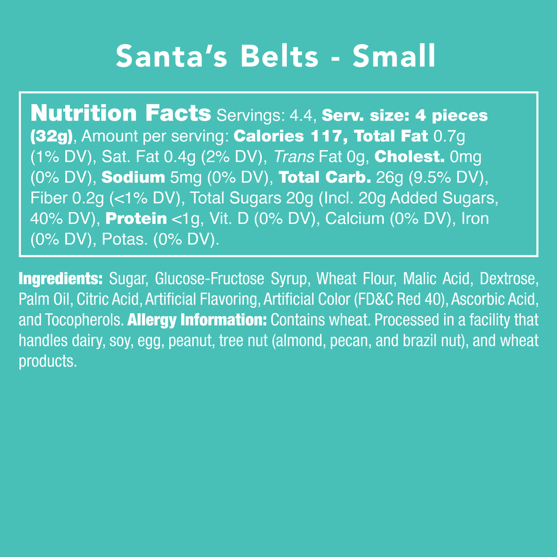 Candy Club Santa Belts - Sunshine and Grace Gifts