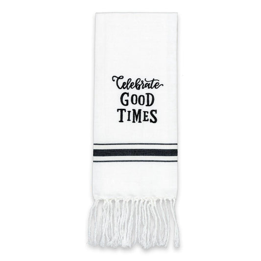 Celebrate Good Times Kitchen Towel - Sunshine and Grace Gifts
