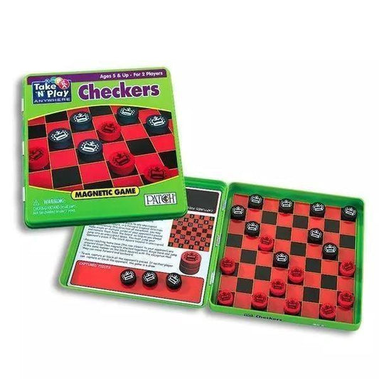 Checkers Take N Play Magnetic Game - Sunshine and Grace Gifts