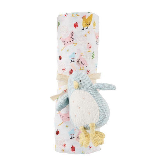 Chick Rattle And Swaddle - Sunshine and Grace Gifts