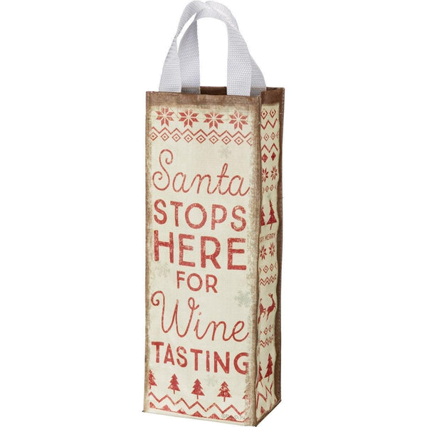 Christmas Wine Tote - Sunshine and Grace Gifts