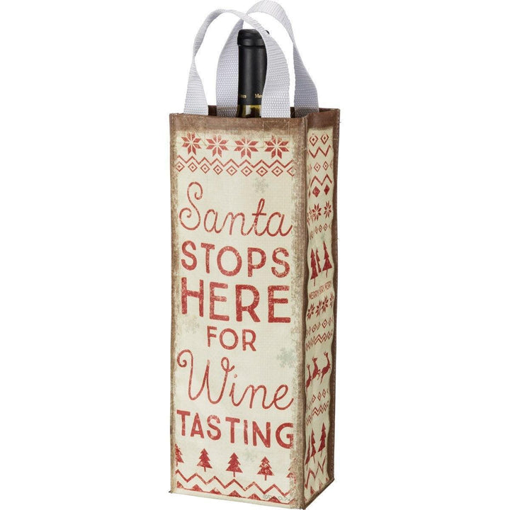 Christmas Wine Tote - Sunshine and Grace Gifts