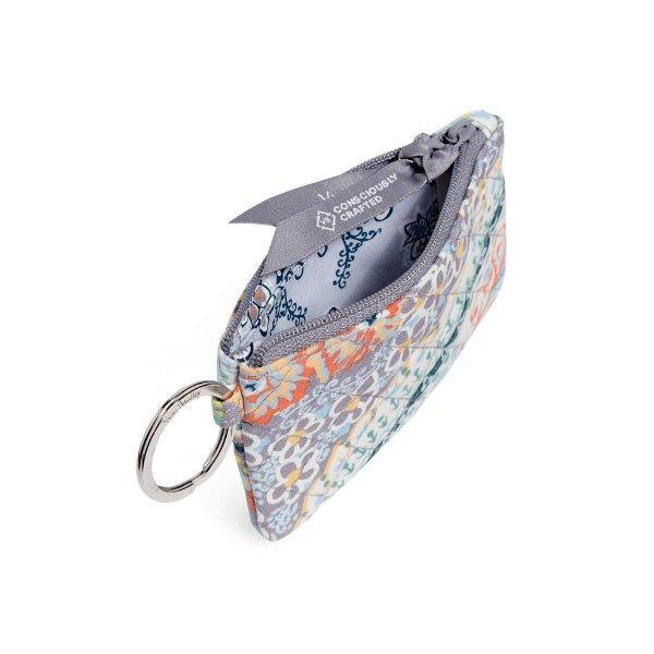 Citrus Paisley Zip Id Case - Sunshine and Grace Gifts