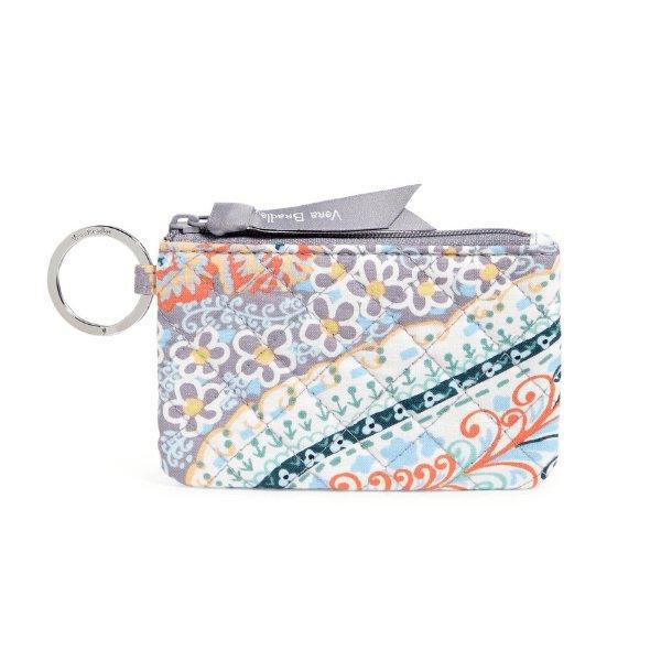 Citrus Paisley Zip Id Case - Sunshine and Grace Gifts