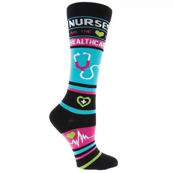 Compression Socks - Nurses Are The Heart - Sunshine and Grace Gifts