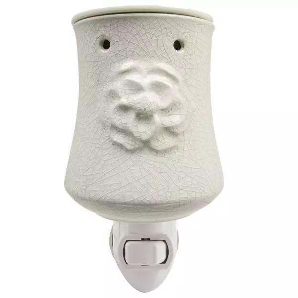 Crackle Flower Ceramic Plug-In Warmer - Sunshine and Grace Gifts