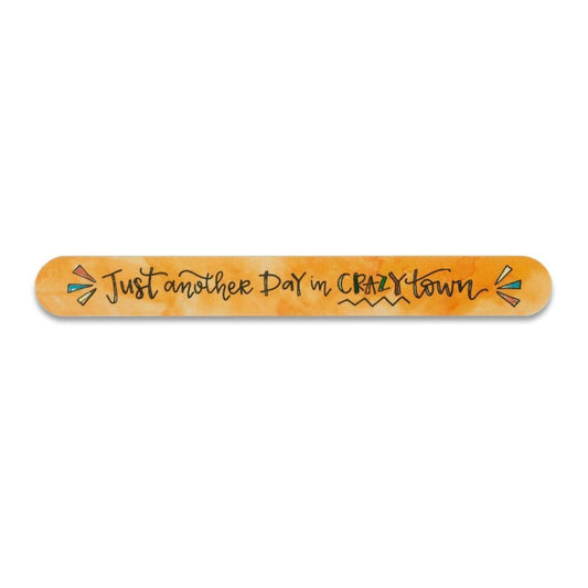 Crazy Town Large Emery Board - Sunshine and Grace Gifts