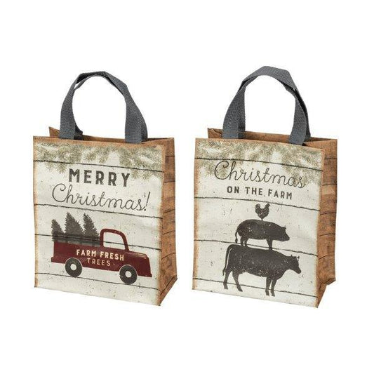 Daily Tote - Truck - Christmas On The Farm - Sunshine and Grace Gifts