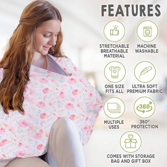 Dainty Bloom Nursing Cover - Sunshine and Grace Gifts