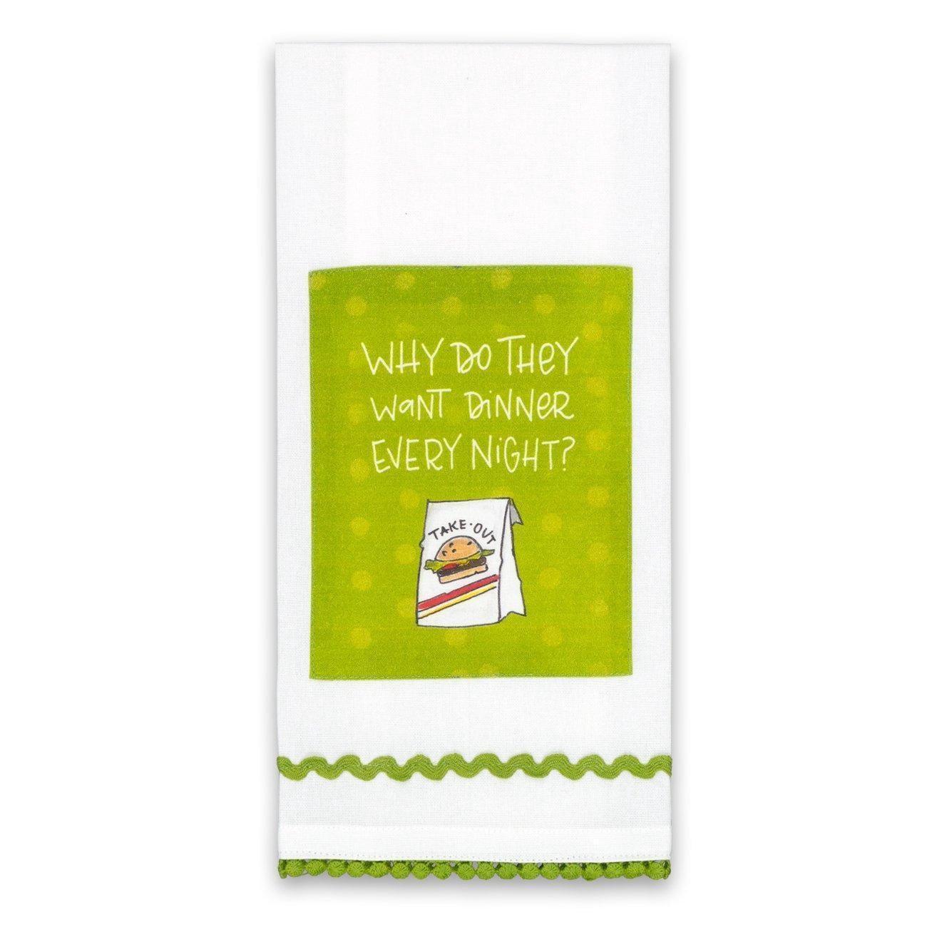Dinner Every Night Kitchen Towel - Sunshine and Grace Gifts