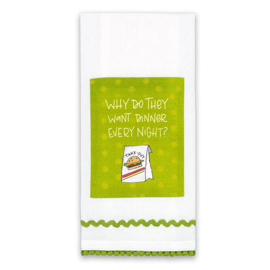 Dinner Every Night Kitchen Towel - Sunshine and Grace Gifts