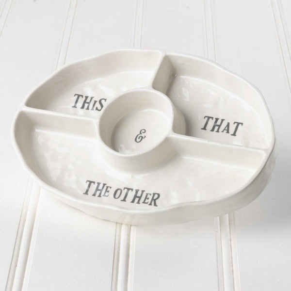 Divided Serving Platter - Sunshine and Grace Gifts