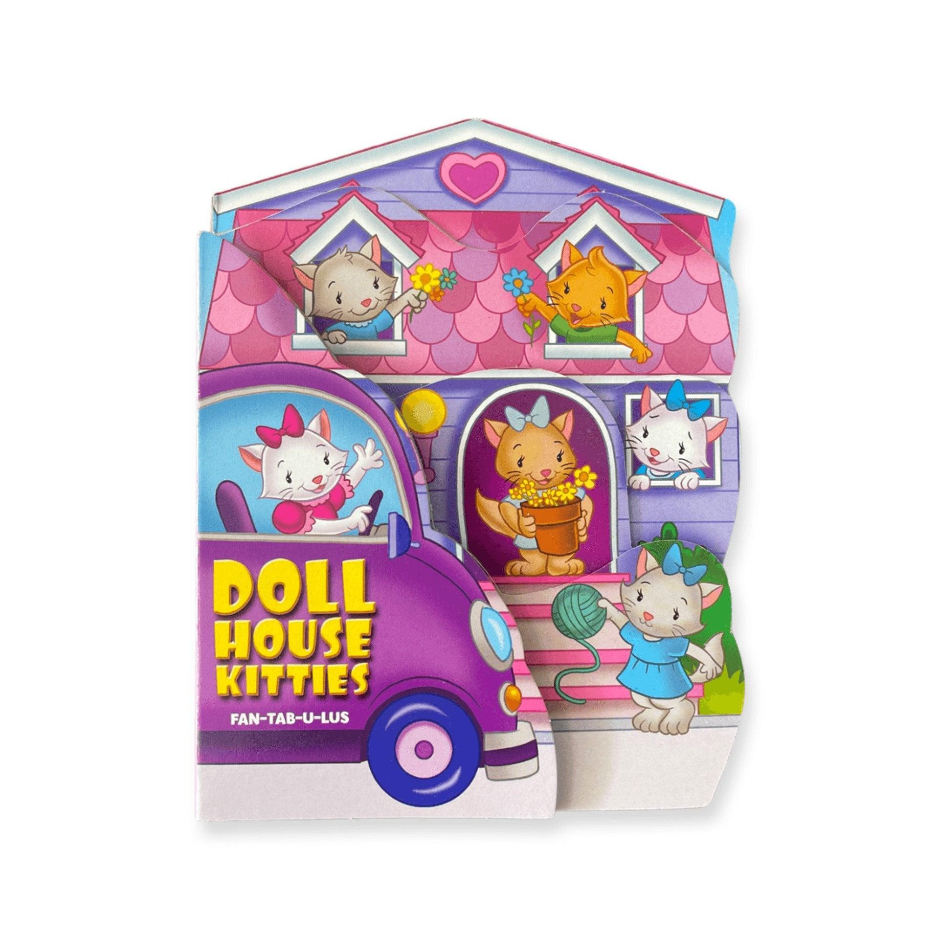 Doll House Kitties Shape Book - Sunshine and Grace Gifts