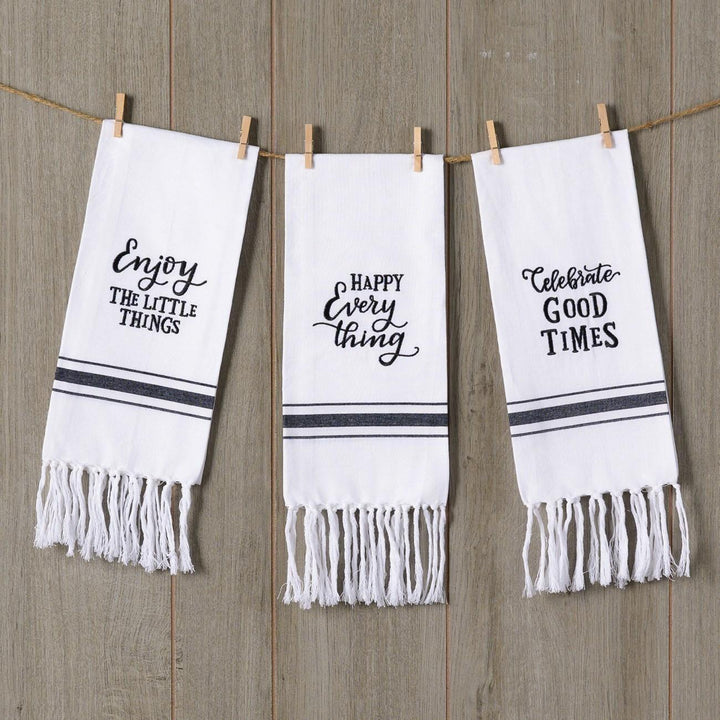 Enjoy Little Things - Kitchen Towel - Sunshine and Grace Gifts