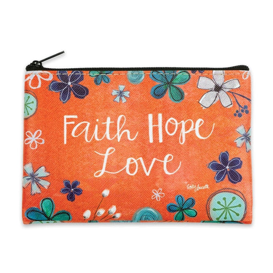 Faith, Hope & Love Coin Purse - Sunshine and Grace Gifts